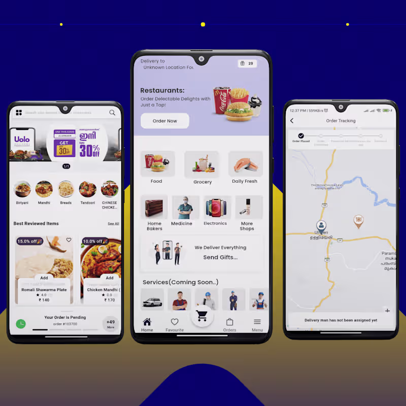 Cover image for Uolo Delivery App in Flutter & Laravel