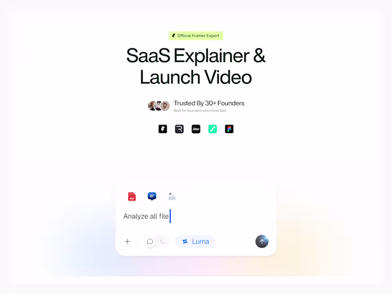 Cover image for SaaS Explainer & Launch Video