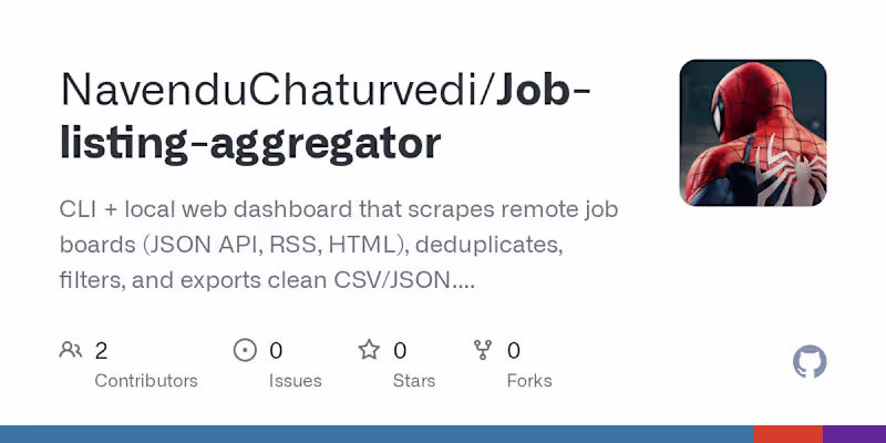 Cover image for Job-listing-aggregator