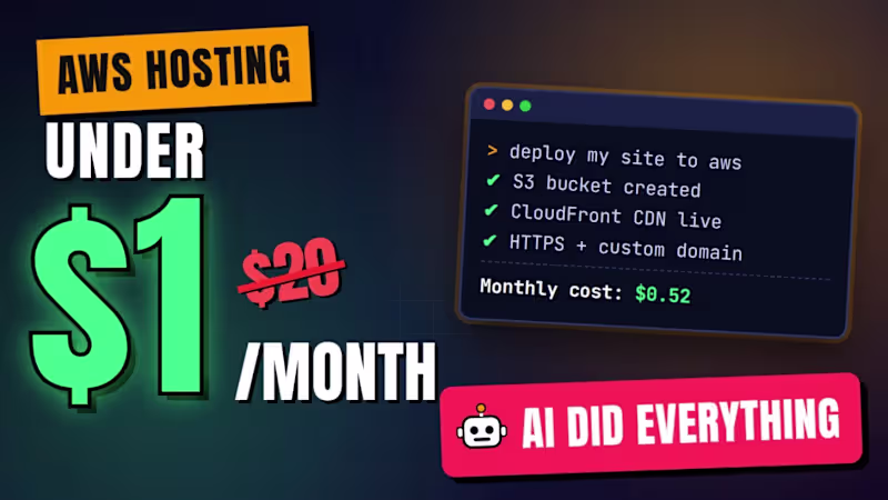 Cover image for Hosting reactdev101.com (https://reactdev101.com) on AWS
