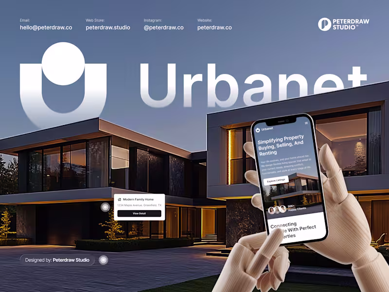 Cover image for Urbanet Real Estate Website Design