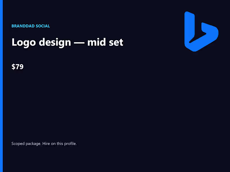 Cover image for Logo design â€” mid set