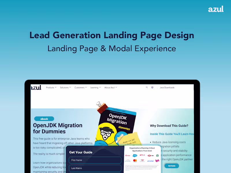 Cover image for OpenJDK Migration Guide — Lead Generation UX Design