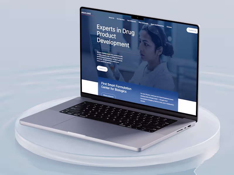 Cover image for Leukocare Website Redesign and Development