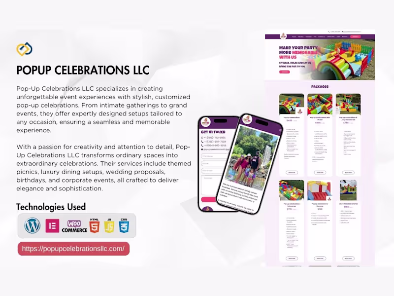 Cover image for Pop-Up Celebrations LLC — custom event setups