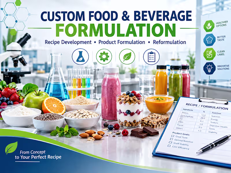 Cover image for I will Custom Food and Beverage Formulation