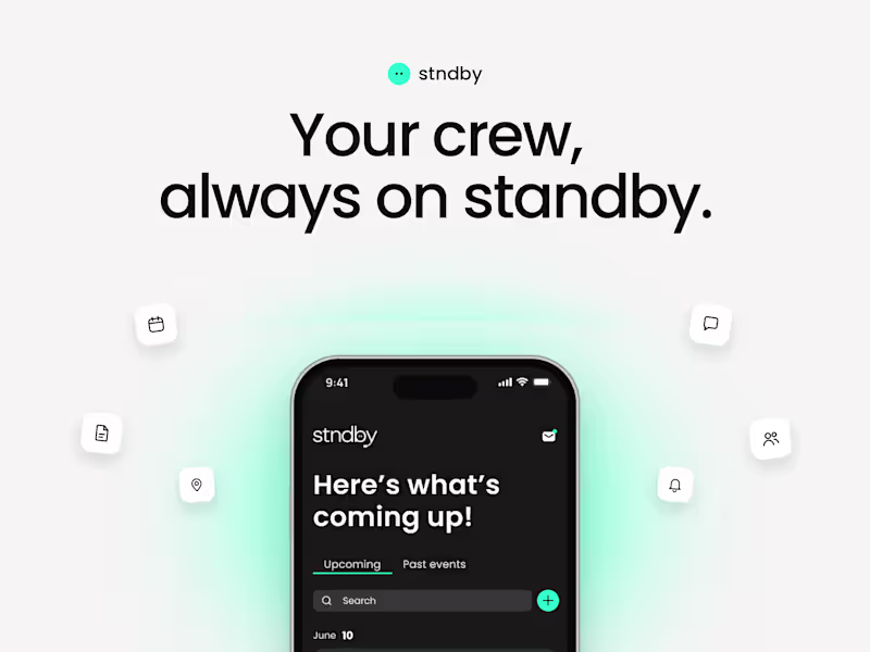 Cover image for Stndby UI/UX Design
