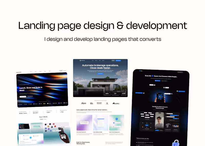 Cover image for Landing Page Design & Development — Basic Package