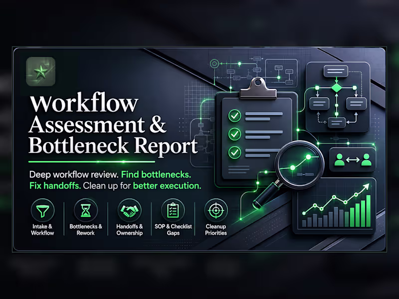 Cover image for Workflow Assessment & Bottleneck Report