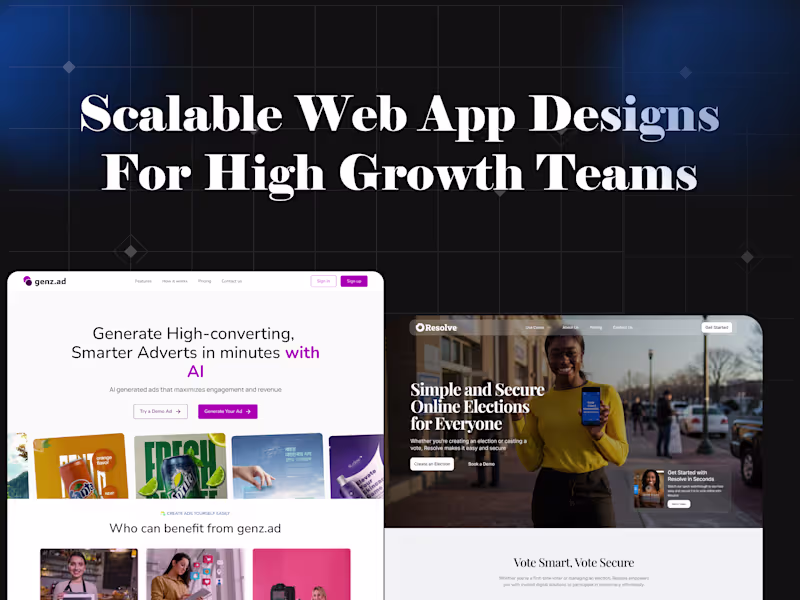 Cover image for Scalable Web App Design for High-Growth Products
