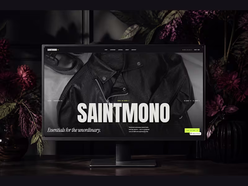 Cover image for Meet SaintMono — a Framer