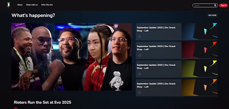 Cover image for gaming site