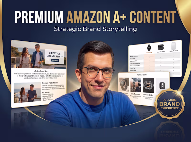 Cover image for Design Premium Amazon A+ Content
