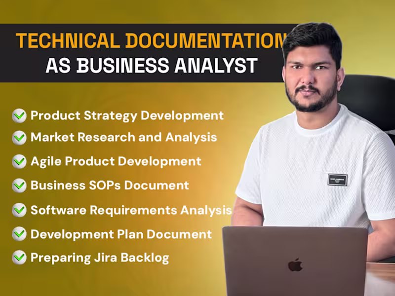 Cover image for Business Analyst - Technical Documentation & Requirements