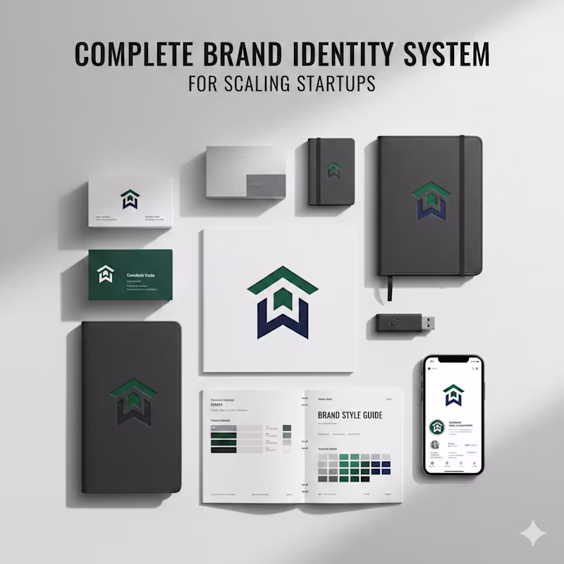Cover image for Complete Brand Identity System for Scaling Startups