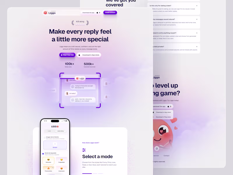 Cover image for Liggo Landing Page Redesign