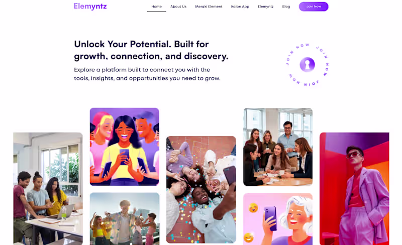 Cover image for Elemyntz, a Social networking app