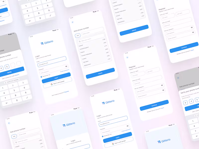 Cover image for Login, Sign Up, Register Ui design
