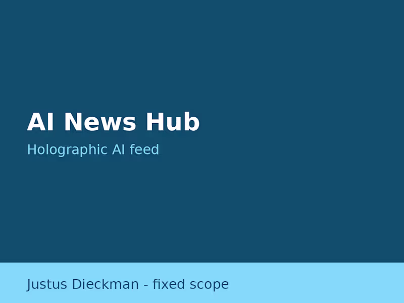 Cover image for AI News Hub