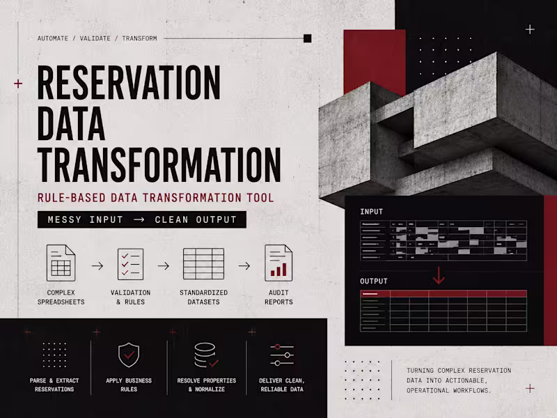 Cover image for Reservation Data Transformation Tool