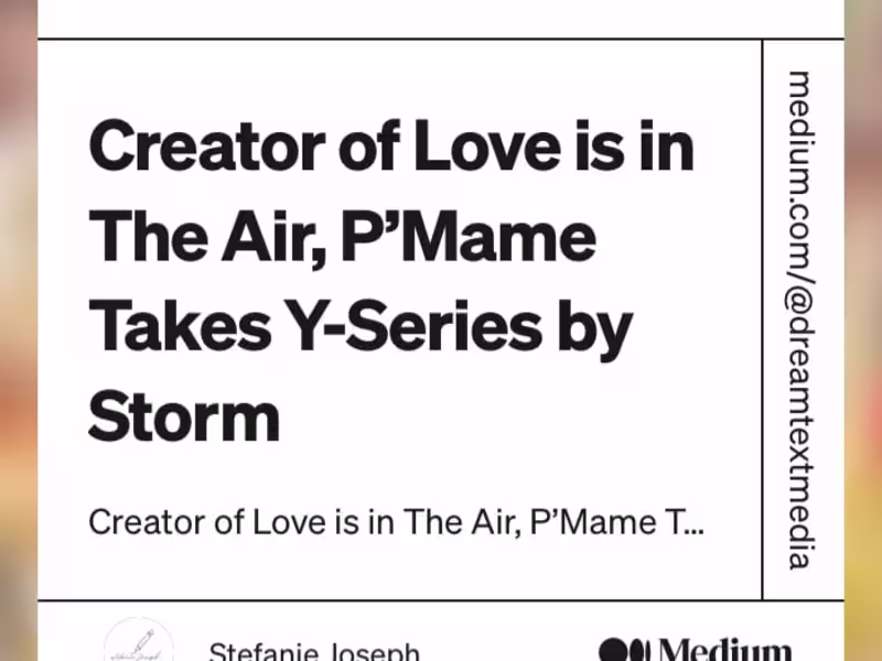 Cover image for Creator of Love is in The Air, P’Mame Takes Y-Series by Storm
