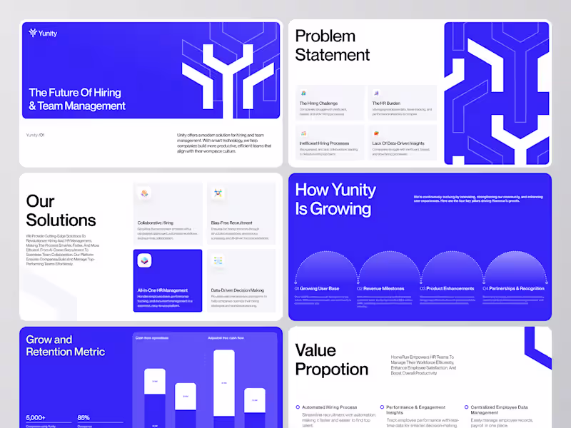 Cover image for Yunity - HR ⏐Pitch Deck