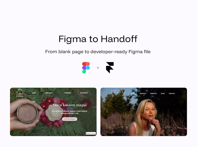 Cover image for Figma to Handoff