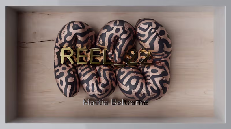 Cover image for Mattia Beltrame | SHOWREEL 22 | Cinema4D - YouTube