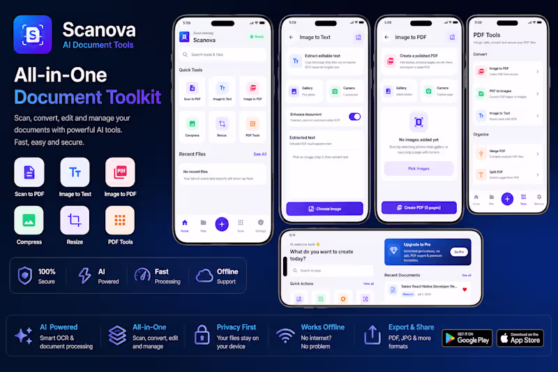 Cover image for Scanova – AI Document Scanner