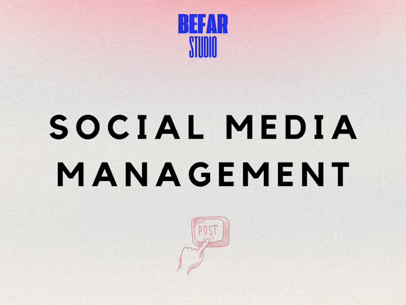Cover image for Social Media Management | Strategy, Content & Community