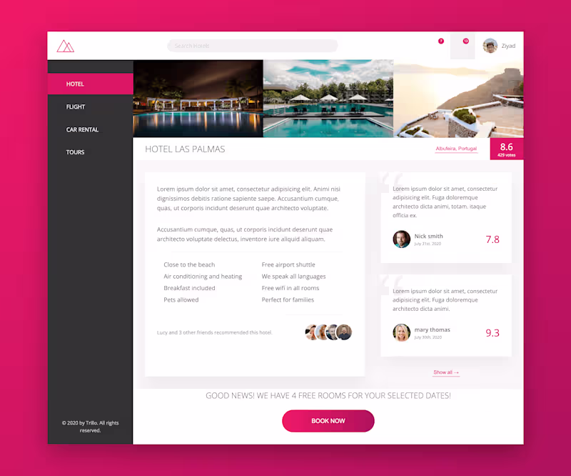 Cover image for Website Design and Development | Tour Company