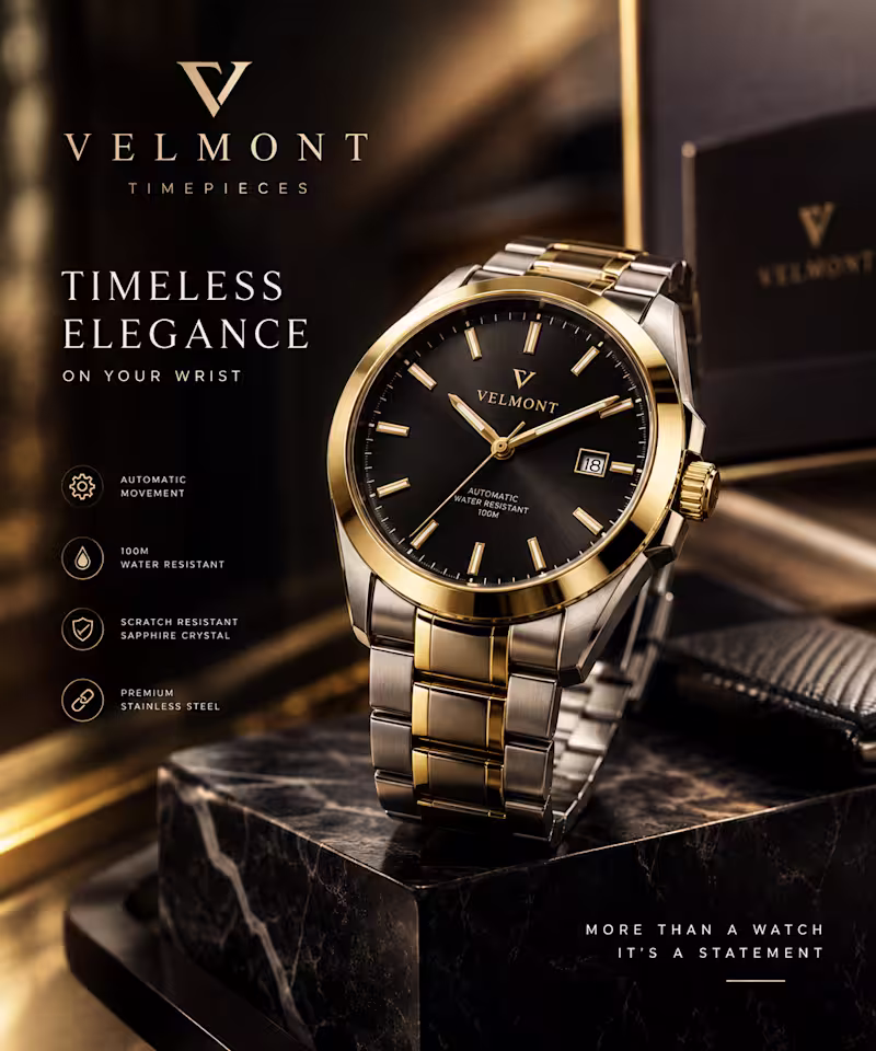 Cover image for TIMELESS ELEGANCE. ⌚✨
A cinematic luxury