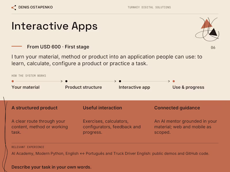 Cover image for Interactive Apps
