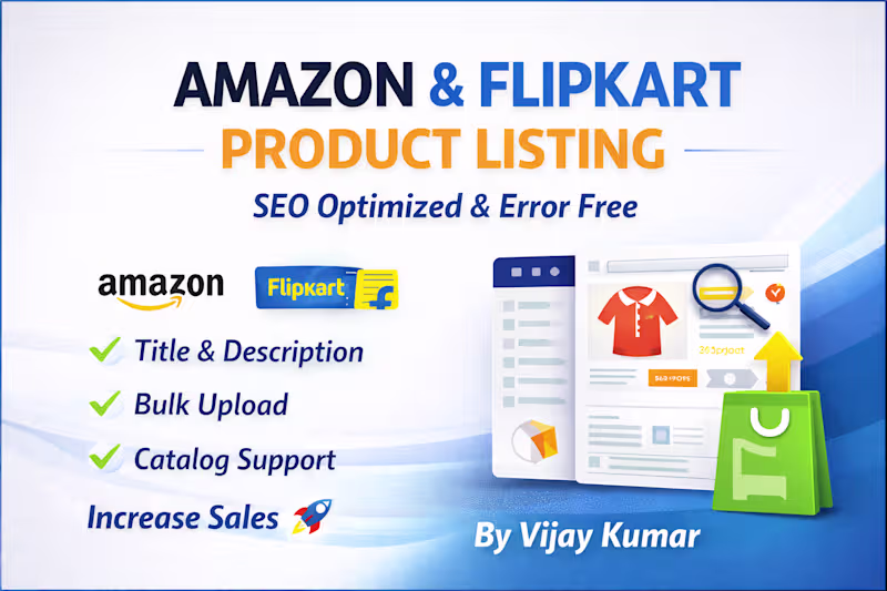 Cover image for I will add products to your WooCommerce store with SEO