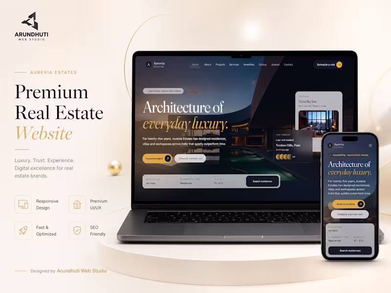 Cover image for Premium Responsive Real Estate Website