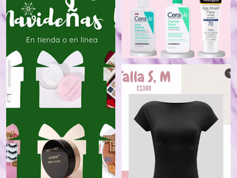 Cover image for clothing and cosmetics store