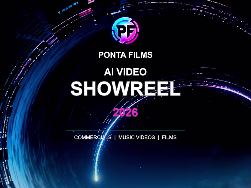 Cover image for PONTA FILMS — AI Video Showreel 2026
