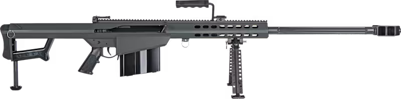 Cover image for The Barrett M82 Anti-Material Sniper Rifle.