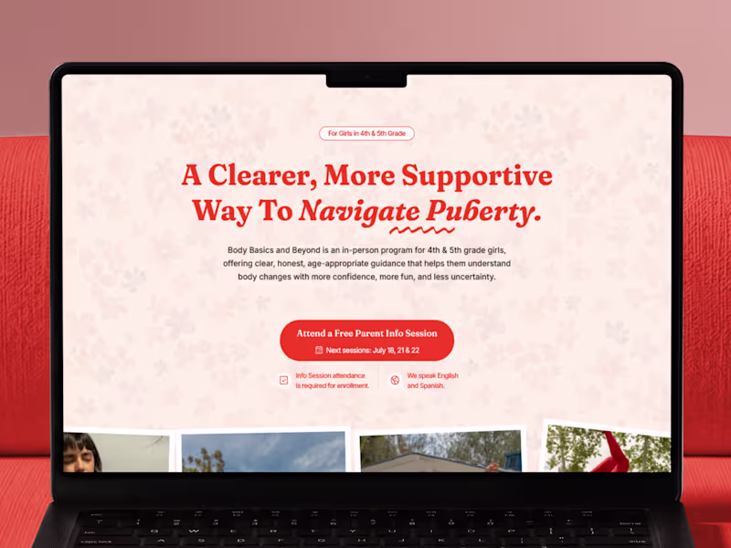 Cover image for Landing Page ✦ Body Basics