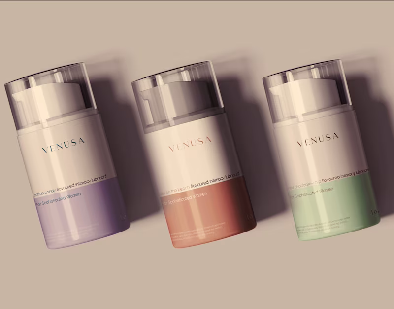 Cover image for Venusa intimate care Brand Identity and Packaging