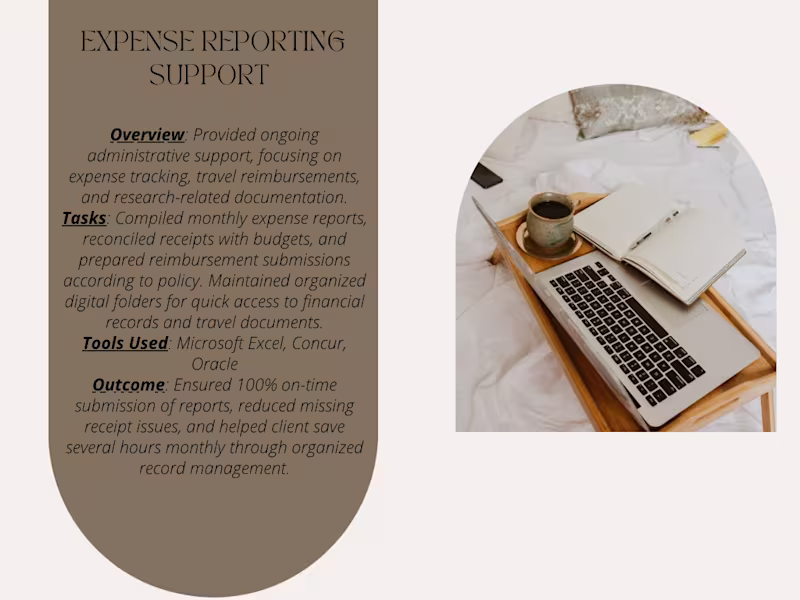 Cover image for Expense Reporting Assistance 