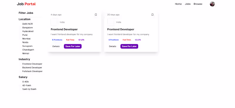 Cover image for Job-Portal ( build in react.js