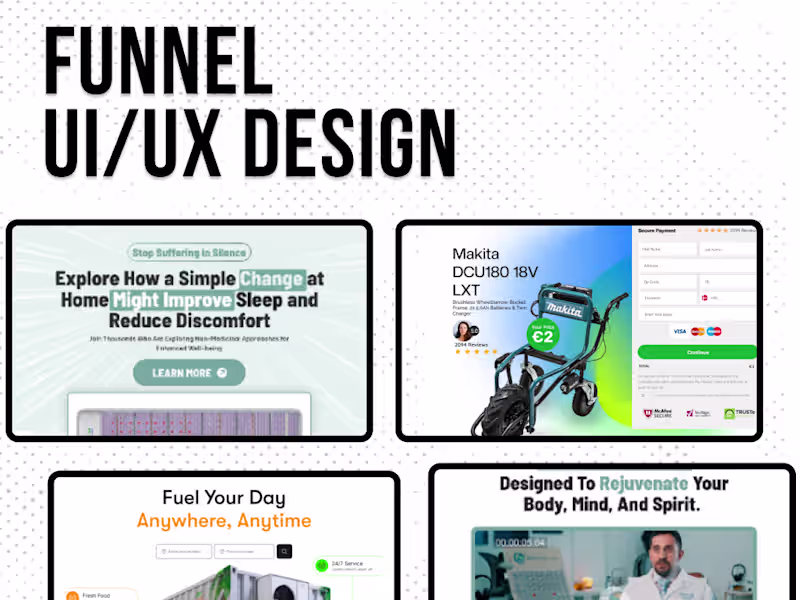 Cover image for FUNNEL UI/UX DESIGNS