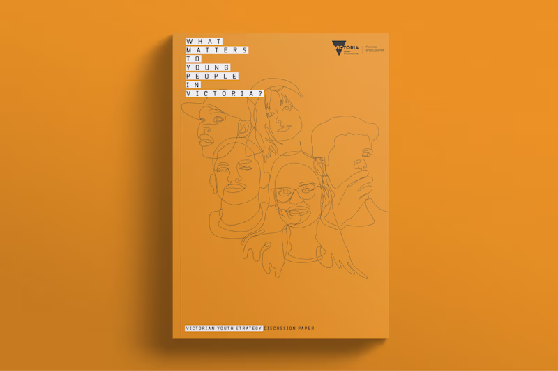 Cover image for Youth strategy identity, report and activations
