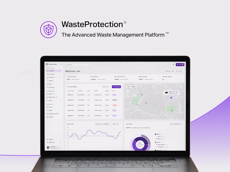 Cover image for Waste Protection - Application design