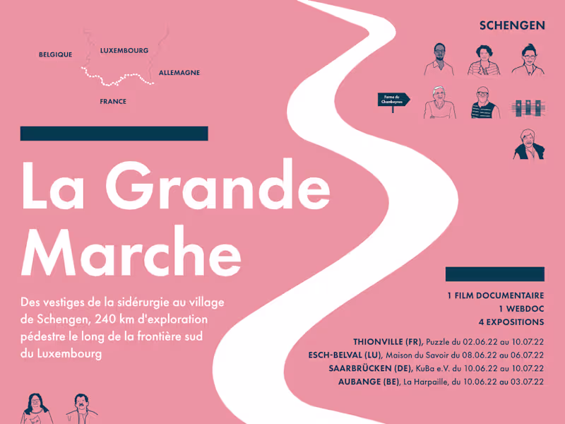 Cover image for 'La Grande Marche' Brand and Web Design