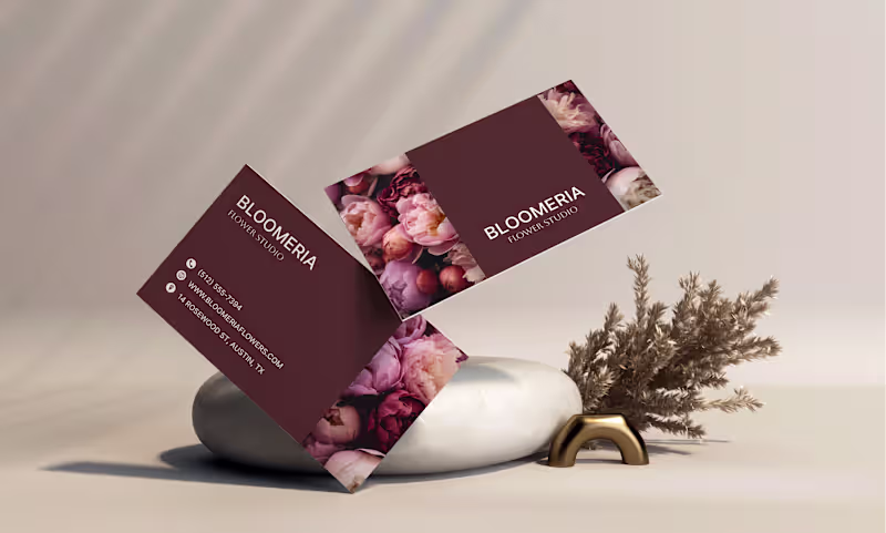 Cover image for Business card with the final file for printing