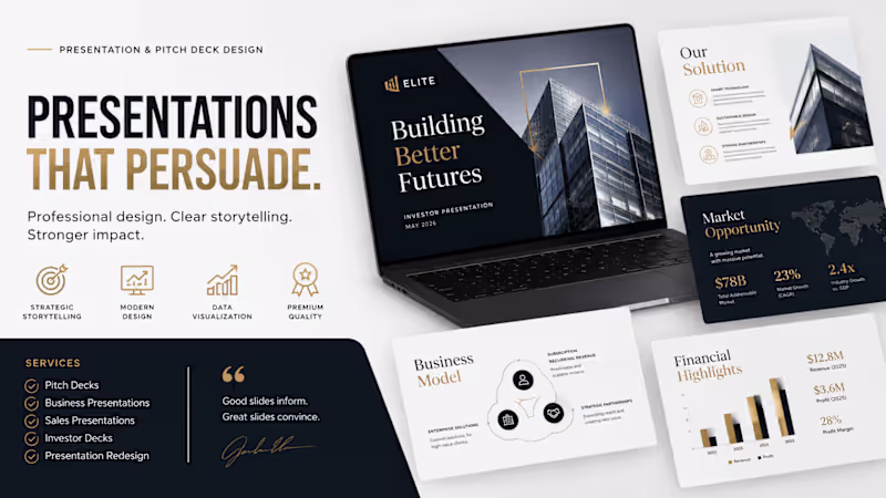 Cover image for Professional Presentation & Pitch Deck