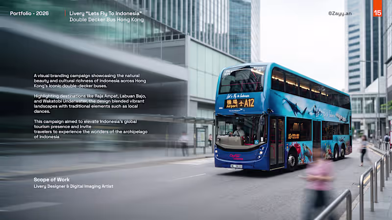 Cover image for Livery Bus Double Decker Hong