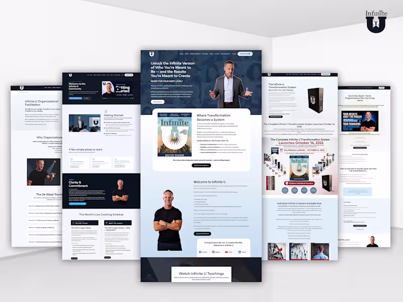 Cover image for Infinite U — A Complete Transformation Ecosystem on Kajabi